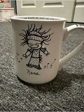 Enesco White Mug with Black 'Children of the Inner Light' Logo